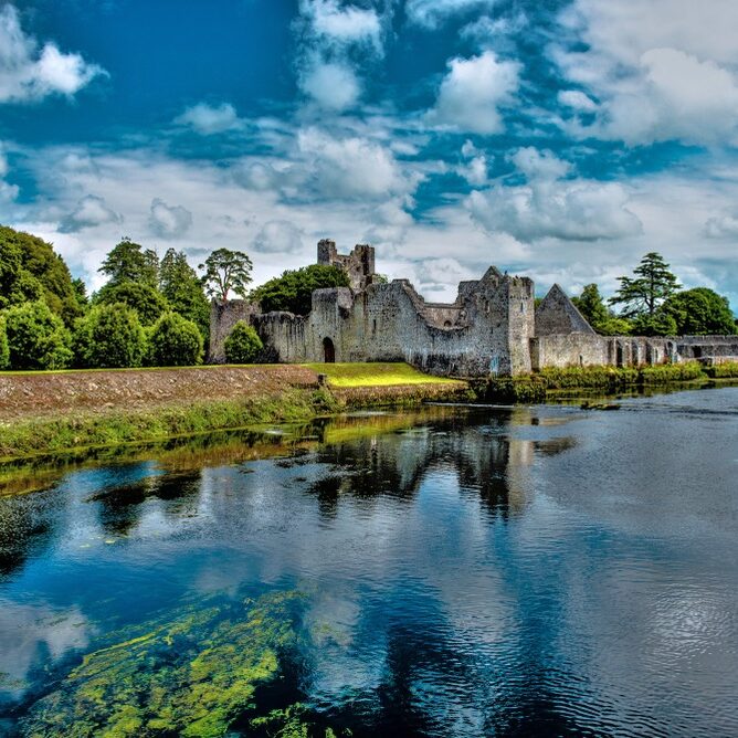 The,Desmond,Castle,In,Adare,Beautifull,Village,,On,The,Banks